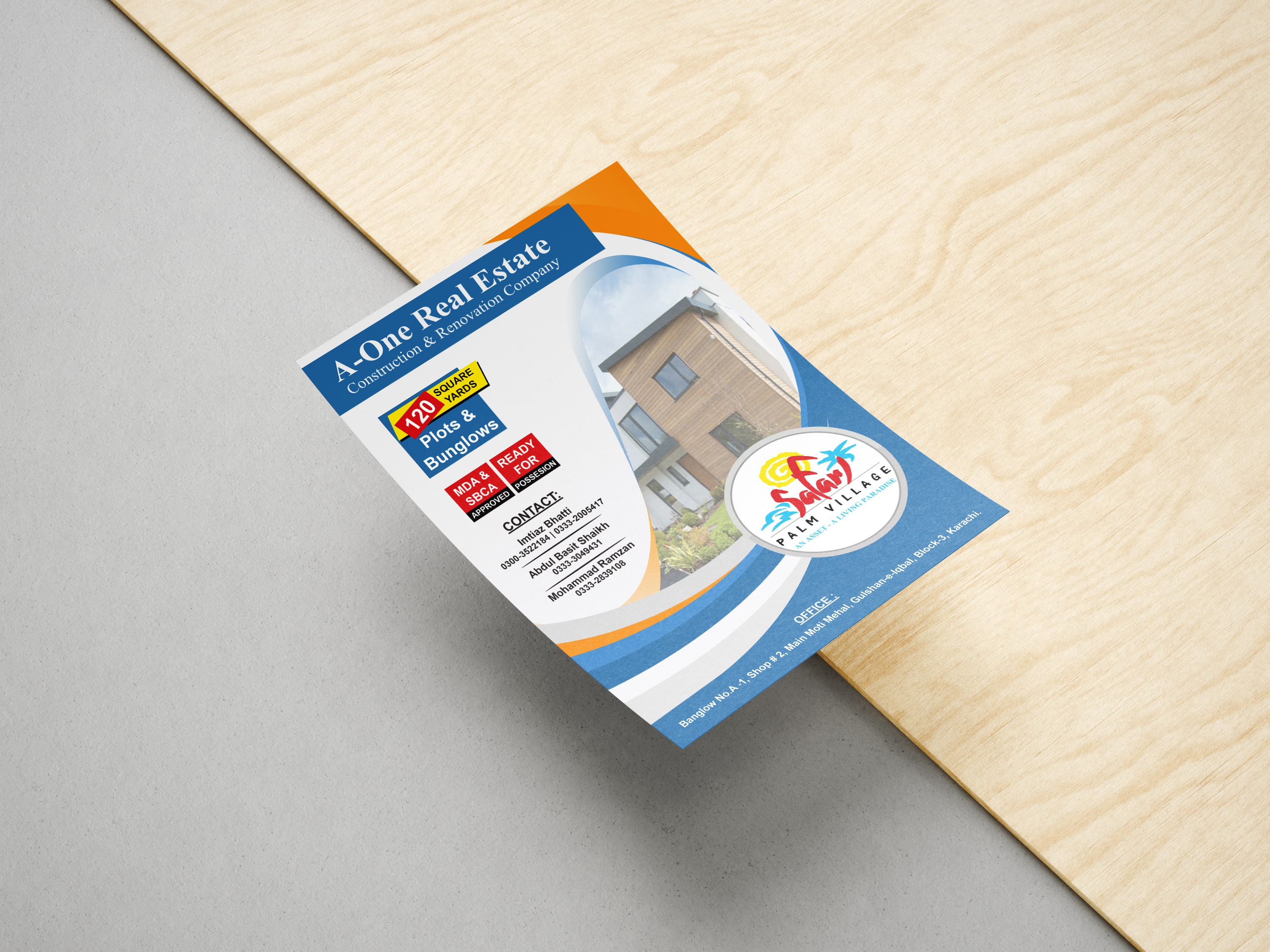 A5 Flyer Catalog Design for Business Promotion in Nevada City