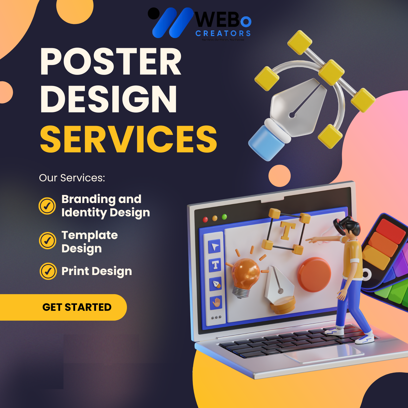 Poster Design Service | Get Powerful Advertising Poster in Nevada City for Business and Events