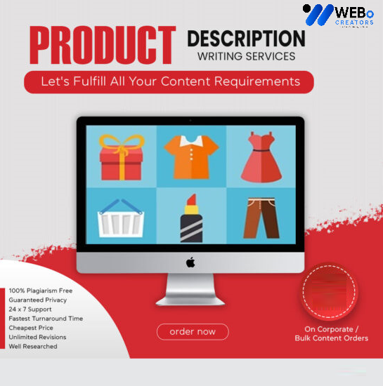 Product Description Writing Services | Best Digital Marketing Agency | Web Design in Nevada City for online stores